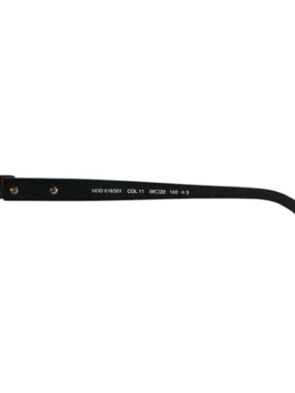 Cazal Legends 607 Sunglasses Black Gold 001 Made Germany - Picture 6 of 7